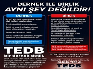 TEDB BİR DERNEK DEĞİL, TÜRKİYE'NİN 56. RESMİ BİRLİĞİDİR: KIRKLARELİ'DEN SEKTÖRE GÜÇLÜ MESAJ!